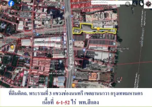 ขายที่ดินริมแม่น้ำเจ้าพระยา ติดถนนพระราม 3 ระดับ Ultra Luxury