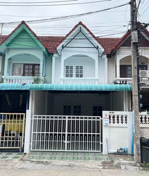 ทาวน์เฮ้าส์ 2 ชั้น หมู่บ้านวโรชา 4 บางเสาธง สมุทรปราการ ตกแต่งใหม่ทั้งหลัง ถูกที่สุด 