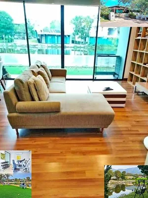 วิวลำธารธรรมชาติ สวนสัตว์โบนันซ่า สระว่ายน้ำ ให้เช่าบ้าน 2 ชั้น บ้านโปร่ง 154ตรว. 326ตรม.  2นอน 3น้ำ 2จอดรถ 3แอร์  สวรรค์เขาใหญ่ สระว่ายน้ำ