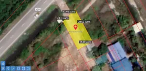 ขาย ที่ดินเปล่า 90.6 ตร.ว. ติดถนน 3092 ลาดใหญ่ สมุทรสงคราม