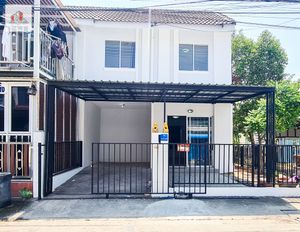 ขาย ทาวน์โฮม หลังมุม พฤกษา 73 พื้นที่เยอะ ต่อเติมหลังคาแล้ว