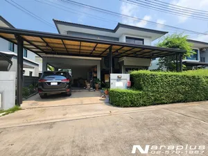 67030158 : ขายบ้านเดี่ยว 2 ชั้น บนที่ดินขนาด 52.9 ตร.ว. หมู่บ้าน พฤกษาวิลเลจ ดีไลท์ เมืองเอก-รังสิต ปทุมธานี เรากล้าการันตี ขายถูกสุดในโครงการ กู้ได้ 100%