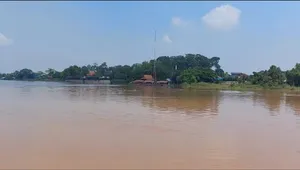ขายที่ดินริมแม่น้ำเจ้าพระยา 2 ไร่ อยุธยา-อ่างทอง ป่าโมก ติดแม่น้ำ วิวโค้งน้ำสวยมาก ที่ถมแล้ว ทำเขื่อนผนังป้องกันน้ำล้นตลอดแนว เดินทางสะดวก ใกล้วัดจุฬามณี