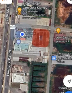 NT290 ให้เช่าที่ดิน1 ไร่ ลำลูกกาซอย 19/1 ติดถนน ใกล้ตลาดคูคตสเตชั่น 