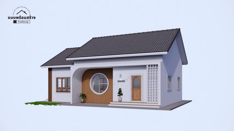บ้านสไตล์มินิมอลชั้นเดียว ขนาด 90 ตร.ม., ภาพที่ 4
