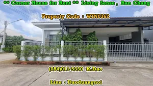 Living Sense, Ban Chang *** Corner House for Rent ***