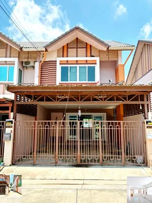  สุขนิเวศน์ หลังมุม ให้เช่าทาวน์โฮฺม 2 ชั้น ไม่มีเฟอร์ ตลาดสดสมศรี 1.5 กม. 28ตรว. 118ตรม. 3นอน 3น้ำ 2จอดรถ 2แอร์ เดอะ ไบรท์ พระราม 2