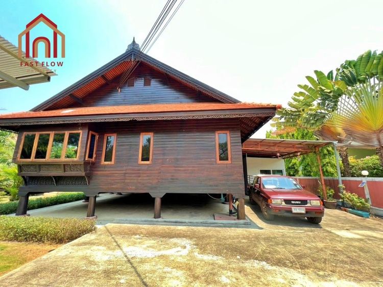 ขายบ้านเรือนไทย หมู่บ้านสนามกอล์ฟ ไพน์เฮิร์สท รังสิต บ้านไม้สักทอง Golf, ภาพที่ 4
