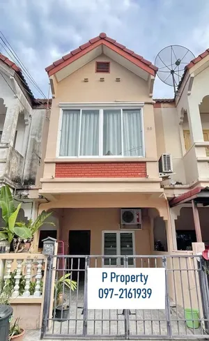 🏡ให้เช่าทาวน์เฮ้าส์ 2 ชั้น ห้าแยกวัชรพล ใกล้เรียบด่วนรามอินทรา พร้อมอยู่