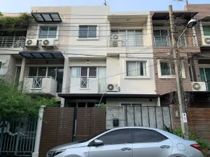 [C2027]ให้เช่า 22k ทาวน์โฮม เล่นระดับ Private Villa ไพรเวทวิลล่า นวมินทร์ 135 เขตบึงกุ่ม หลังบ้านวิวสวนและสระว่ายน้ำ