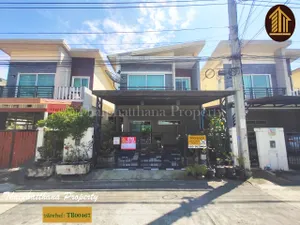 ขายบ้านแฝด หมู่บ้านเนเชอร่า สุขุมวิท-แพรกษา ตกแต่งสไตล์ลอฟท์ พร้อมเข้าอยู่