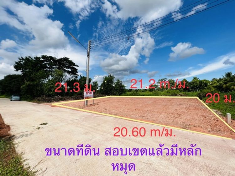 ขายที่ดิน 105.9 ตรว.ถมดินแล้ว ใกล้ตลาดสดวัดธาตุ , ภาพที่ 4