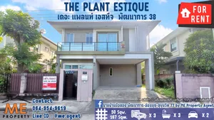 ให้เช่า บ้านเดี่ยว The Plant Estique พัฒนาการ 38 ใกล้ BTS อ่อนนุช ใกล้สุขุมวิท โทร 064-954-9619 (RBE14-50)