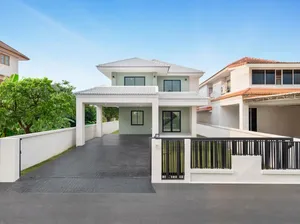 บ้านเดี่ยว ม.มณธานี บางแค ใกล้รถไฟฟ้าสายสีน้ำเงิน สถานีหลักสอง (B7752)