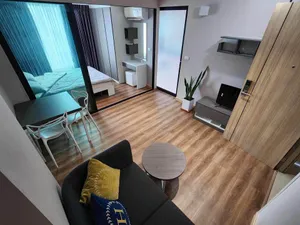 ขาย SerenityCondo 32 ตร.ม ตึก A ชั้น 8 พร้อมคนเช่า 9,000 บาท/เดือน เหมาะกับคนลงทุน วิวสระว่ายน้ำ สวย สะอาด สภาพดีมาก พร้อมเฟอร์นิเจอร์และเครื่องใช้ไฟฟ้าครบ