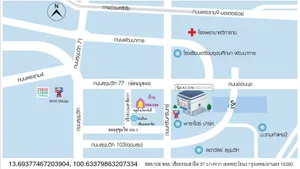 ขายทาวน์เฮ้าส์ 21 ตรว. ใกล้ ห้างซีคอนศรีนครินทร์ พราราไดซ์ สวนหลวง ร.9  