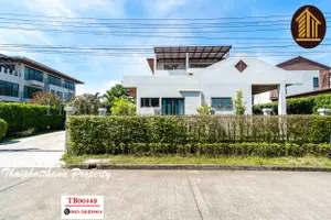 TB00449 : For Rent/ให้เช่าบ้านเดี่ยว 3 ชั้น เพอร์เฟค มาสเตอร์พีซ พระราม9 โครงการติดถนนใหญ่ ใกล้ Airport Link สถานีหัวหมาก 
