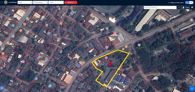 ขาย/ให้เช่า ที่ดิน พร้อม 17 ห้องพัก + 1 สำนักงาน ต.ในเมือง อ.เมืองลำพูน, ภาพที่ 4