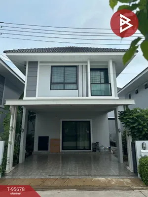 ขายบ้านเดี่ยว หมู่บ้านมณีรินทร์ พาร์ค บางพระ ชลบุรี พร้อมอยู่