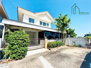บ้านแฝด หลังมุม บ้านบุรีรมย์ รามอินทรา - ซาฟารี ถ.เลียบคลองสอง 23 คลองสามวา 