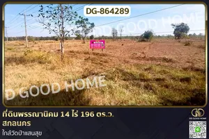 DG-864289 ที่ดินพรรณานิคม 14 ไร่ 196 ตร.ว. สกลนคร ใกล้วัดป่าแสนสุข