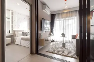 ✨ One-Bedroom Plus for Rent | Life Asoke Hype ✨ Ready to Move In Mid-May!  📍 35.44 Sq.m. | 24th Floor | Stunning Tollway 💸 Rental Fee: 25,000 THB/month