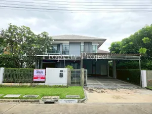 ให้เช่า บ้านเดี่ยว หมู่บ้านบุราสิริ ราชพฤกษ์-345 อยู่หน้าโครงการ ติดถนนเมน