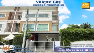 ขายด่วน! ทาวน์โฮม 3 ชั้น วิลเลตซิตี้ พัฒนาการ 38 แปลงมุม หน้าบ้านไม่ชนกับใคร ใกล้ สุขุมวิท ทองหล่อ โทร 064-9549619 (TC53-37)