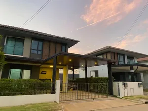 📣💥 เช่าบ้านบุราสิริ บางนา บ้านสวย พื้นที่ใช้สอยกว้าง ใกล้มหาลัยAbac