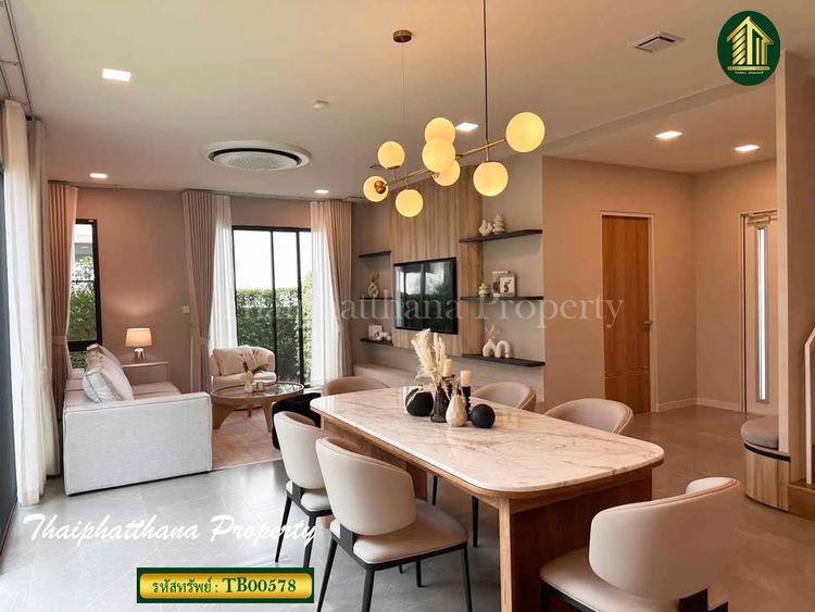 Rent/ให้เช่า บ้านมัณฑนา บางนา กม.15 ใกล้เมกา บางนา พร้อมเข้าอยู่, ภาพที่ 4
