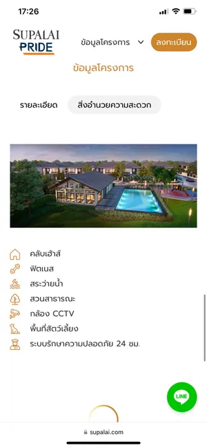 บ้านว่างให้เช่า โครงการศุภาลัยไพร์ด พิษณุโลก
