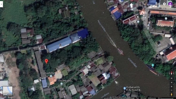 ขายที่ดินเปล่า  ริมน้ำ  สี่เหลี่ยม  ถมแล้ว   ริมคลองบางกอกน้อย, ภาพที่ 4