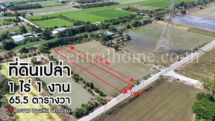 ที่ดินเปล่า 1-1-65.5 ไร่ ไทรงาม บางเลน นครปฐม, ภาพที่ 4