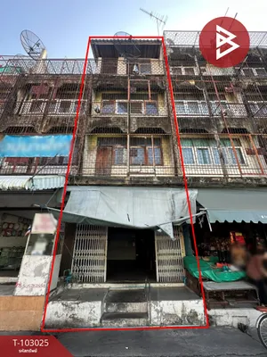 ขายอาคารพาณิชย์ 4 ชั้น เนื้อที่ 16 ตร.วา พระโขนง กรุงเทพมหานคร ตลาดสี่แยกบางนาฯ