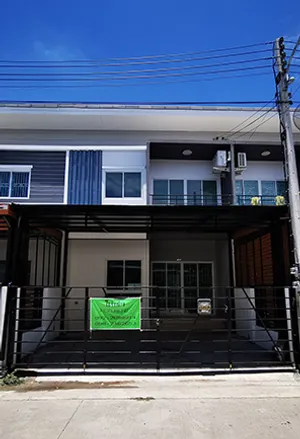 บ้านให้เช่า หมู่บ้านดีคิวบ์นวนคร  200 เมตรจากถนนวิภาวดี #หน้ากว้าง 6 เมตร# ตกแต่งใหม่ #พร้อมเข้าอยู่#เดินทางสะดวก#ติดตลาดโรงเกลือนวนคร #