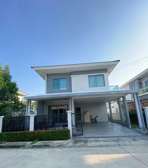 ขายบ้านเดี่ยว 2 ชั้นสุขุมวิท77-สุวรรณภูมิ โครงการ เพอร์เฟค เพลส Perfect Place ติดห้างRobinson Lifestyle และ ใกล้สนามบินสุวรรณภูมิ (ต่อเติมและบิวอินสวย)