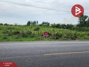 ขายที่ดินเปล่าติดถนน เนื้อที่ 5 ไร่ 2 งาน 40 ตร.วา เดิมบางนางบวช สุพรรณบุรี