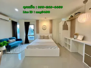Call : 099-269-6659 คอนโด อัสสกาญจน์ ซิตี้ รามคำแหง ติดรถไฟฟ้าสีส้ม เคหะรามคำแหง ขนาด 23.5 ตารางเมตร ห้องมุม ชั้น3 ตกแต่งครบ