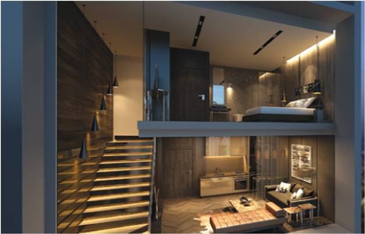 ขาย CONDO DUPLEX @ IDEO MOBI RAMA9 ติดรถไฟฟ้าMRTพระราม9-20เมตร Center, ภาพที่ 4