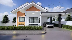 บ้านเดี่ยวชั้นเดียว ใจกลางเมืองลำปาง ใกล้สถานปฏิบัติธรรม หลวงพ่อเกษม 
