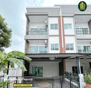 โฮมออฟฟิศสไตล์โมเดิร์น 3 ชั้นหลังมุม  กานต์ศิริ รามอินทรา-นวลจันทร์ 48 