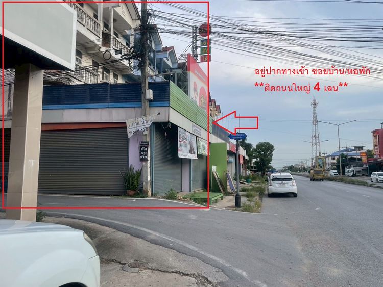 [ให้เช่า] อาคารพาณิชย์ 2 คูหา 3 ชั้นครึ่ง(ชั้นลอย) ติดถนนใหญ่ 4 เลน, ภาพที่ 4