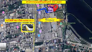 ที่ดินศรีนครินทร์ หลังห้างซีคอนศรีนครินทร์ ห่างถนนศรีนครินทร์เพียง 400 เมตร 
