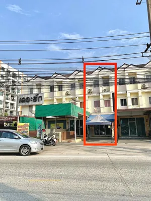 🏡ให้เช่า อาคารพาณิชย์ 3 ชั้น 3 ห้องน้ำ ทำเลติดถนน ซอยเขาทุ่งวัว หลัง ม.เกษตรศรีราชา 