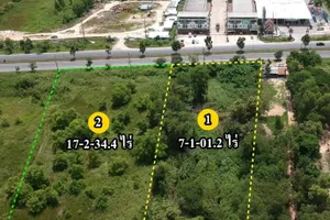 ขายที่ดิน 7ไร่ 1งาน 01.2ตรว. และ 17ไร่ 2งาน 34.4ตรว. ติดถนนอ้อมค่ายฯ จ.นครศรีธรรมราช