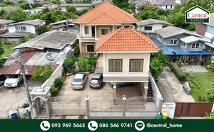 บ้านเดี่ยว 100 ตร.วา ซอย ติวานนท์ 24 ใกล้ รถไฟฟ้าสีชมพู