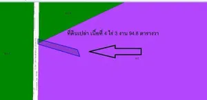 ให้เช่าที่ดินเปล่า เนื้อที่ 5 ไร่ ผังสีม่วง ติดถนน 3215 บางกรวย-ไทรน้อย ที่ดินปรับพื้นที่และล้อมรั้วไว้แล้ว เหมาะทำโรงงาน พื้นที่สามารถขอใบ รง.4 ได้