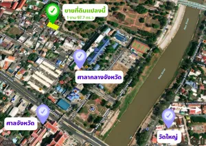ขายที่ดิน!! ใจกลางเมือง ห่างจากศาลากลาง จ.พิษณุโลกเพียง 350ม. 1งาน97.7ตร.ว.