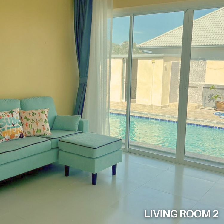 ขายขาดทุน พูลวิลล่า หลังใหญ่ 3 ห้องนอน พร้อมอยู่ Cha Am Villa หนองตาพต, ภาพที่ 4