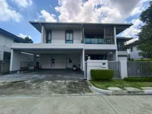 ขายบ้านเดี่ยว 2 ชั้น โครงการบุราสิริ วัชรพล โดยแสนสิริ ทำเลถนนเมน หน้าบ้านไม่ชนใคร 